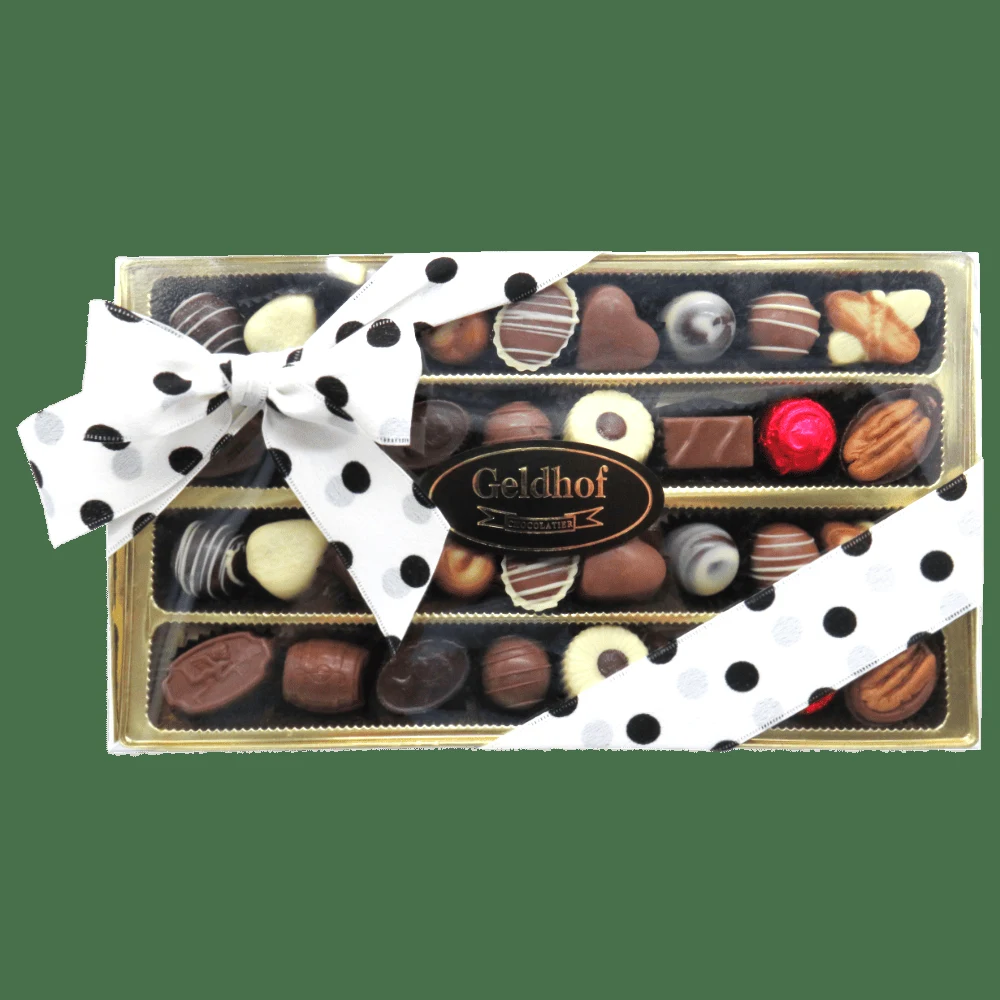 Geldhof Assorted Chocolates Box (decorated) – 500g