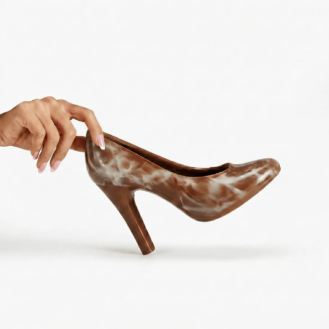 Geldhof Chocolate Stiletto Heel